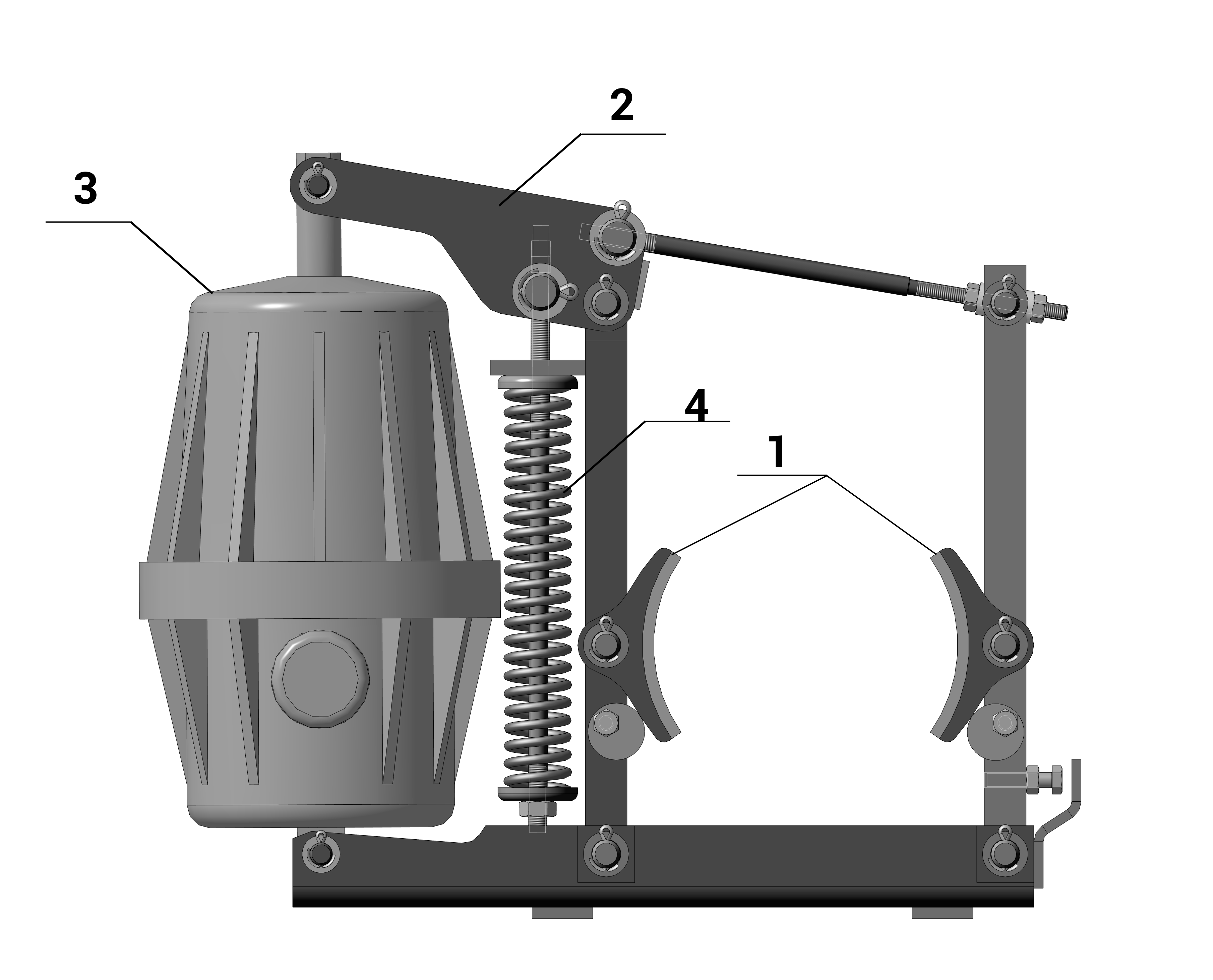 galmo TKG, Гальмо колодкове ТКГ-160, ТКГ-200, ТКГ-300